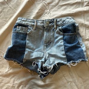 High rise shorts